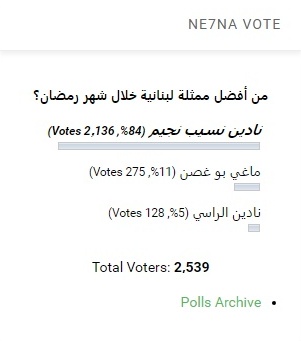 ne7na vote